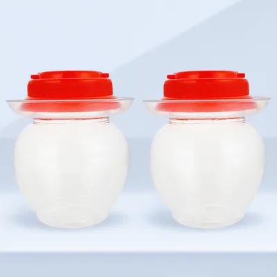 Food Storage Airtight - 2Pcs Pickle Jar Household Plastic Sealed