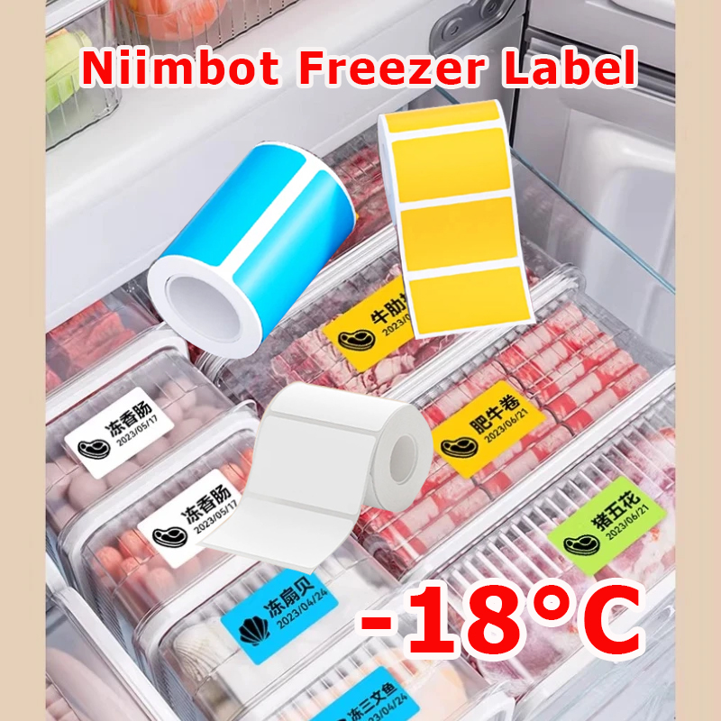 Food Storage Temperature - NIIMBOT B1/B21/B31/B203/B3S Freezer Label Paper Low-Temperature