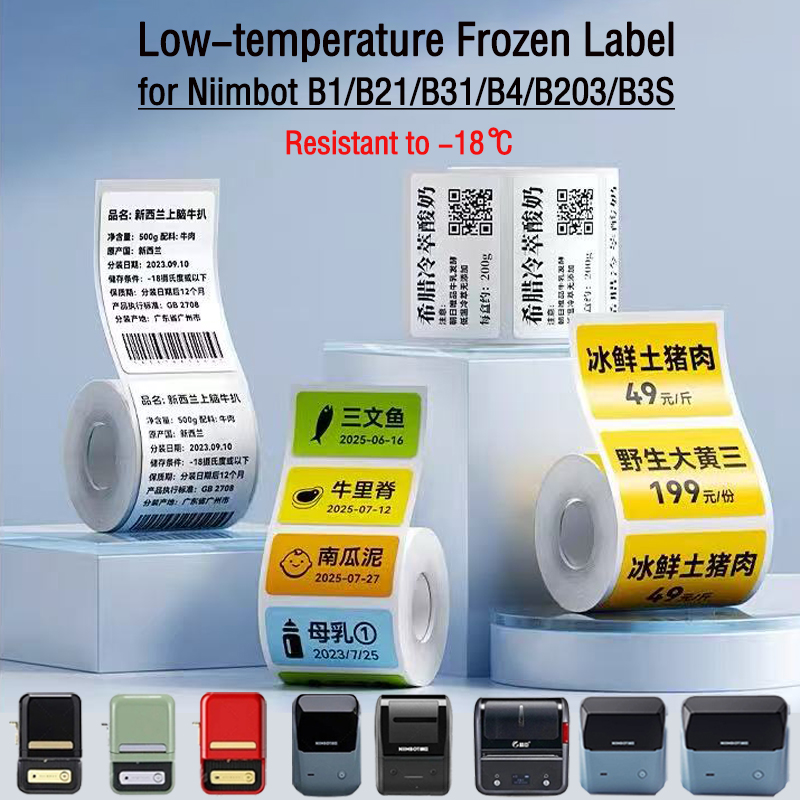 Food Storage Temperature - NIIMBOT B1/B2/B21/B31/B4/B203/B3S/B2 Refrigerator Freezer Fresh-keeping Box
