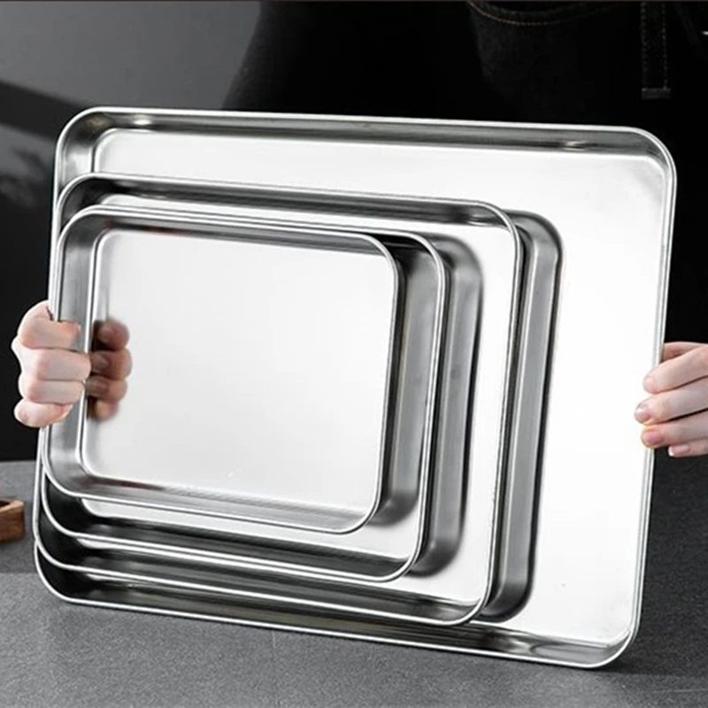 Food Storage For Restaurant - Kitchen Rectangle Stainless Steel Food Storage