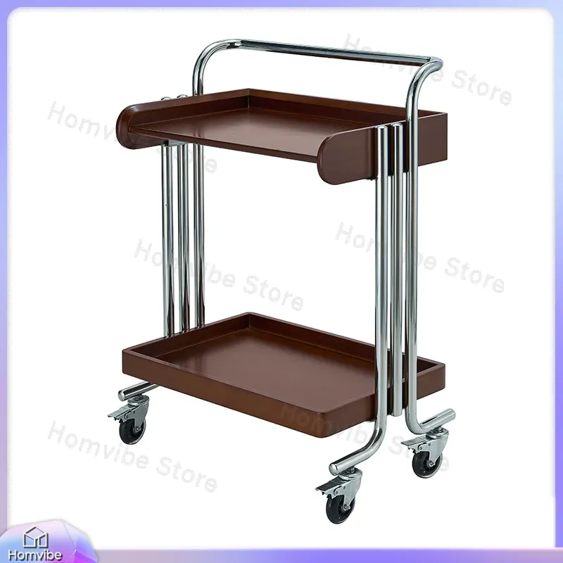 Food Storage For Restaurant - Double Layer Food Delivery Cart Hot