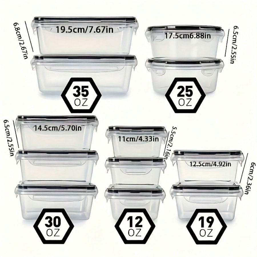 24 Pack Food Storage Container - Food Storage Prep Containers ulasan dan harga