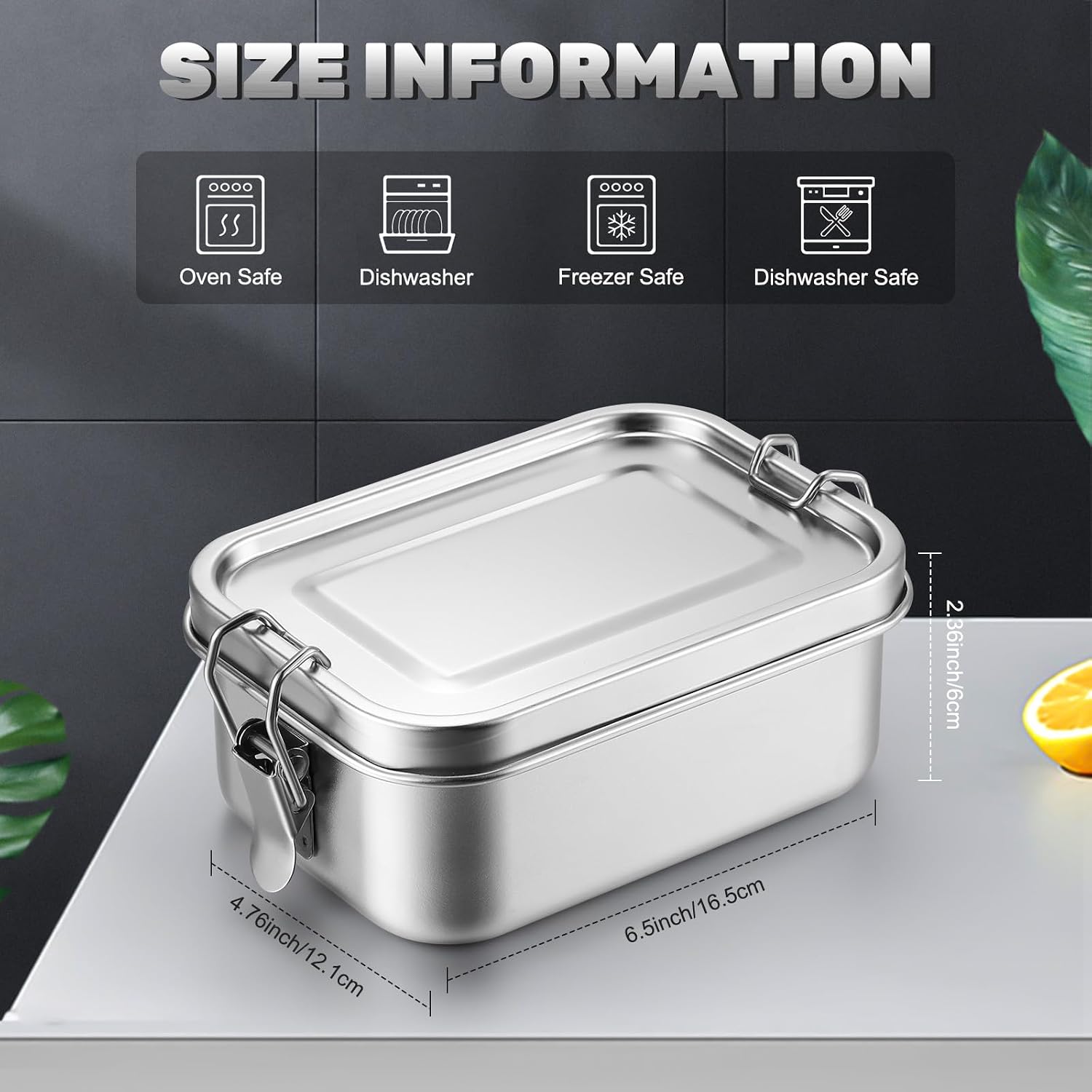 Stainless Steel Food Storage C - Food Storage Prep Containers ulasan dan harga