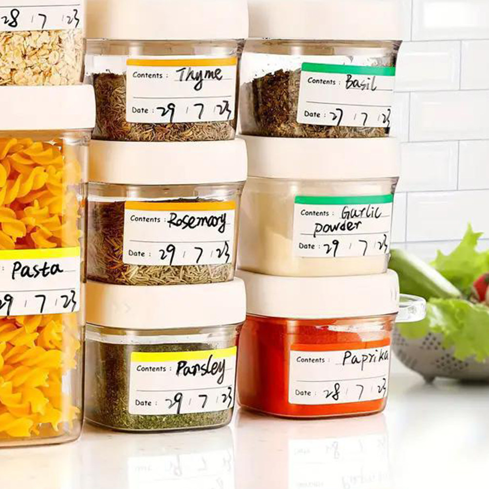 300Pcs Food Storage Labels Fre - Food Storage For Restaurant ulasan dan harga