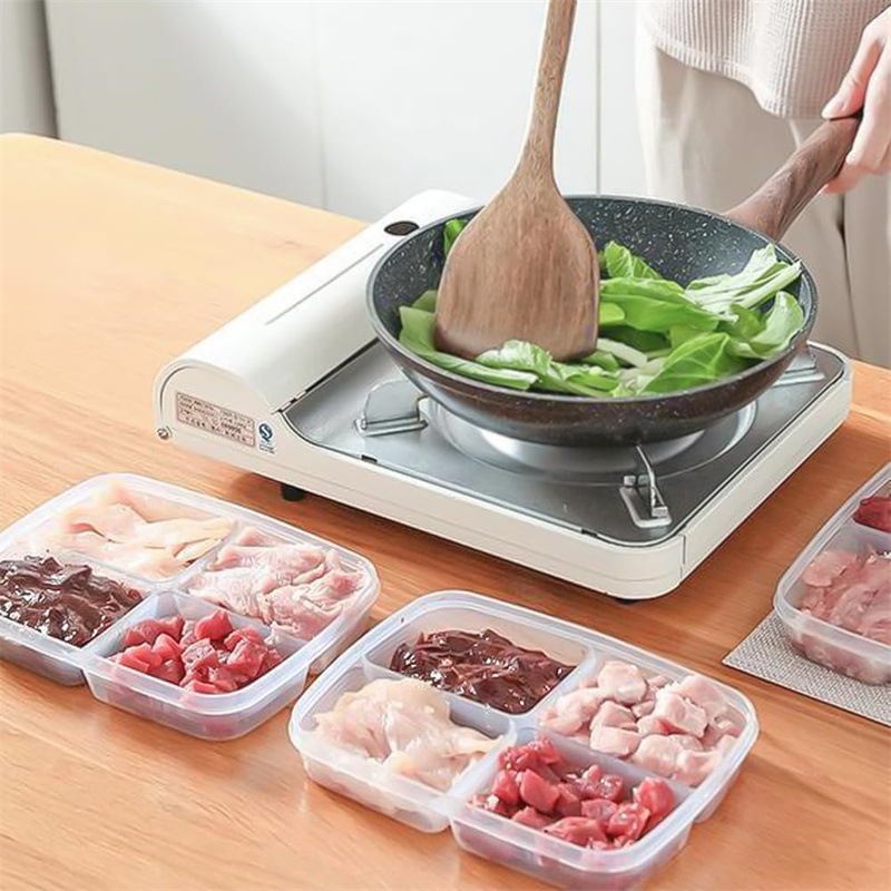 1PCS 4 Grids Food Fruit Storag - Food Storage Freezer Containers ulasan dan harga