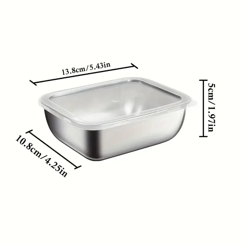 5-Piece Stainless Steel Food S - Food Storage Prep Containers ulasan dan harga