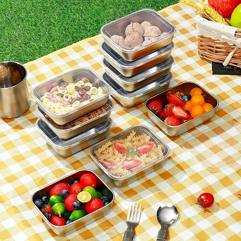 5-Piece Stainless Steel Food S - Food Storage Prep Containers ulasan dan harga