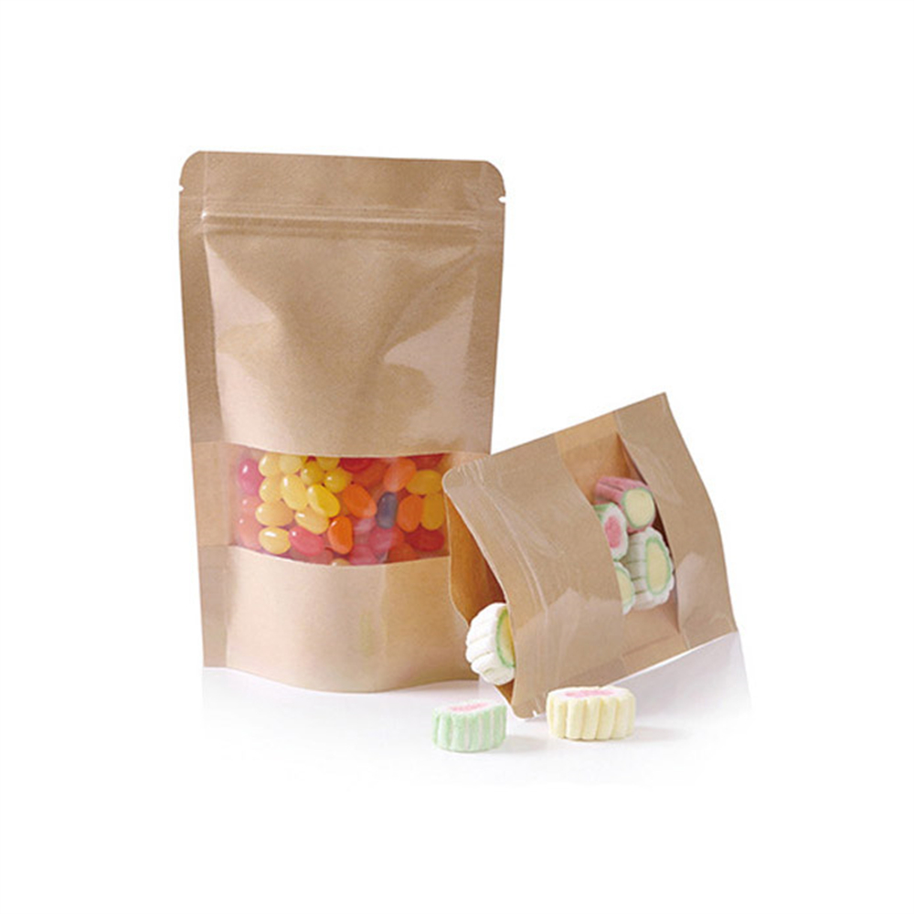 10pcs Zip Lock Kraft Paper Bag - Food Storage Year Supply ulasan dan harga