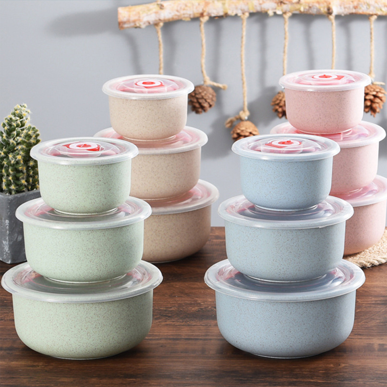 3pcs Food Storage Containers B - Food Storage Prep Containers ulasan dan harga