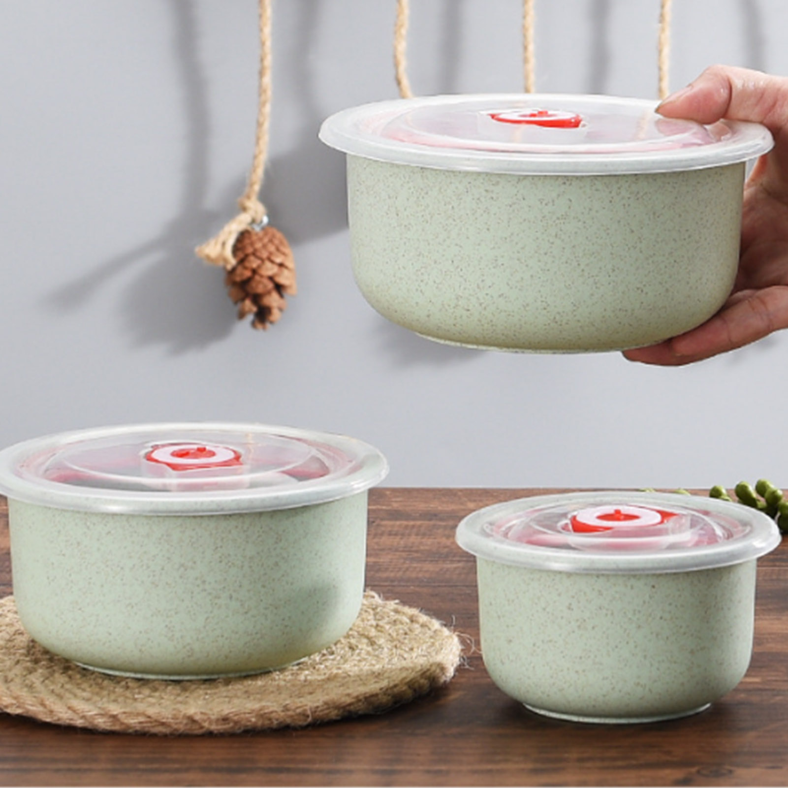 3pcs Food Storage Containers B - Food Storage Prep Containers ulasan dan harga