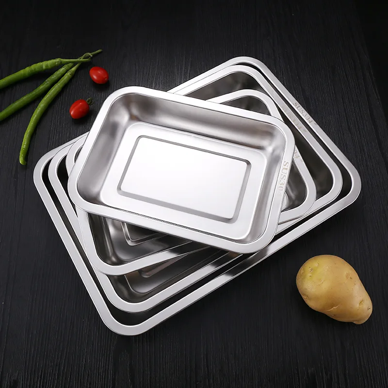 Stainless Steel Barbecue Tea S - Food Storage For Restaurant ulasan dan harga