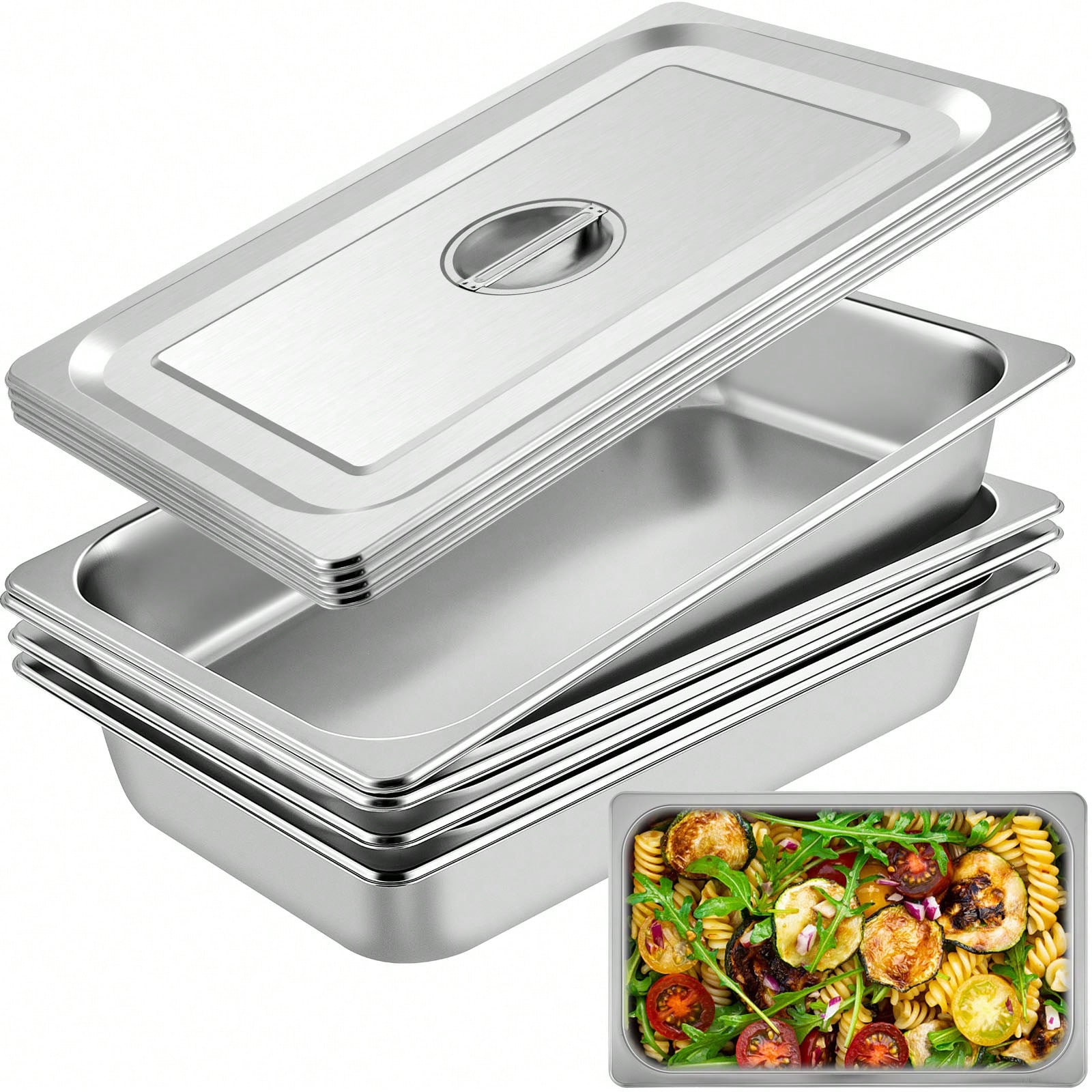 Hotel Pans, 1/6 To Full Size A - Food Storage For Restaurant ulasan dan harga