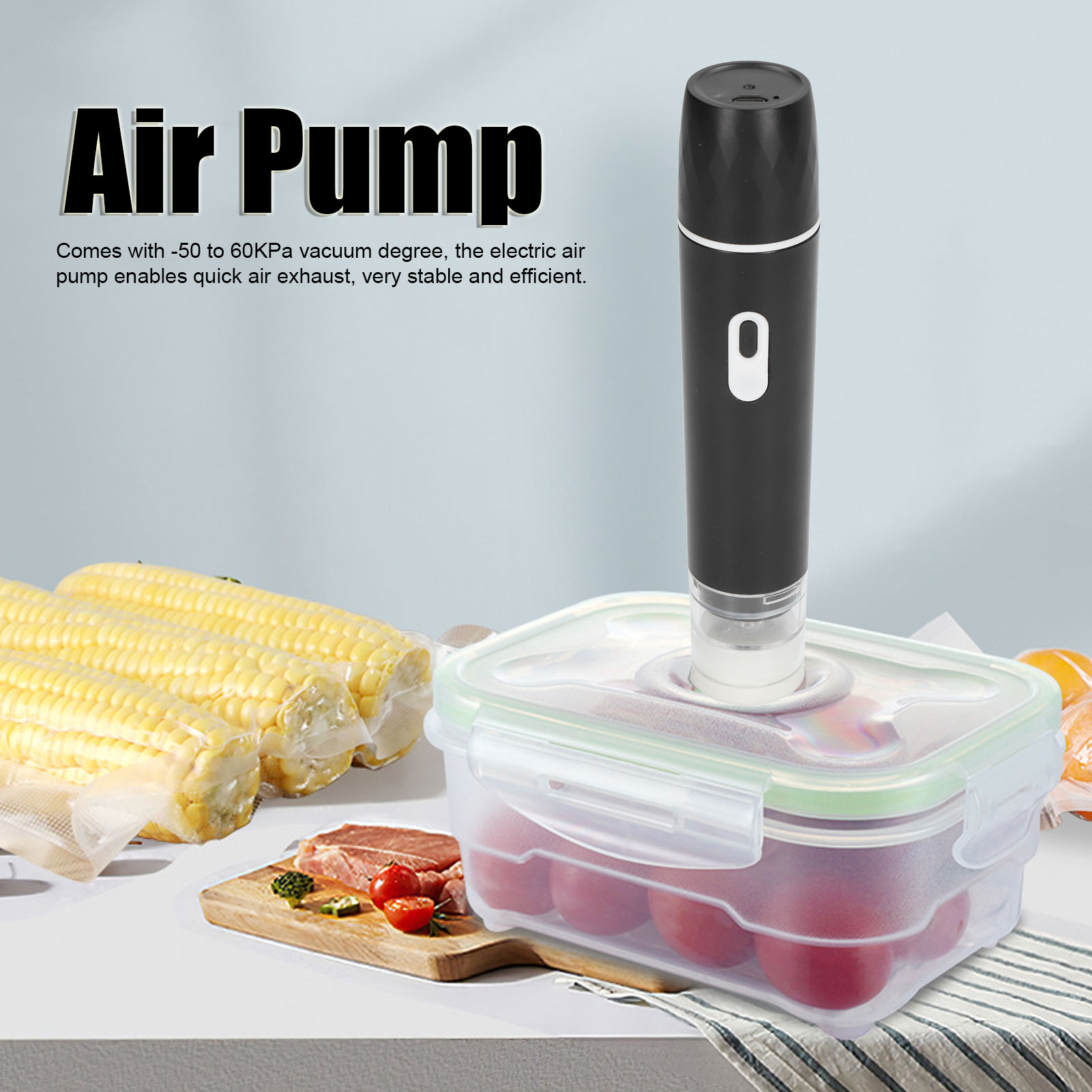 Electric Air Pump Handheld Vac - Food Storage Vacuum ulasan dan harga
