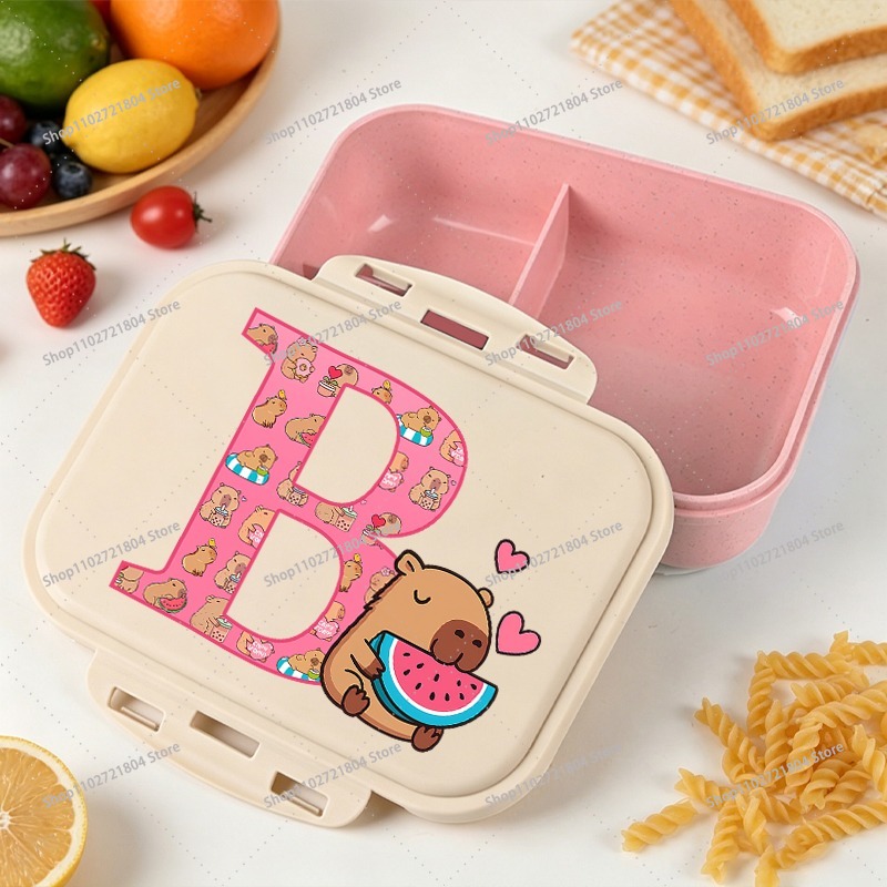 Capibara Large Capacity Bento  - Food Storage Jars Plastic ulasan dan harga