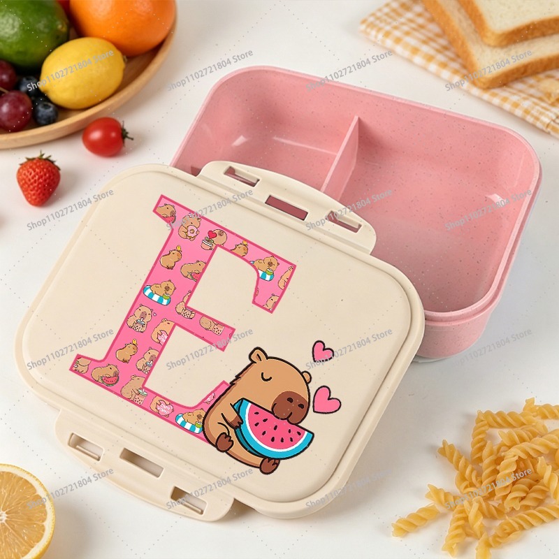 Capibara Large Capacity Bento  - Food Storage Jars Plastic ulasan dan harga