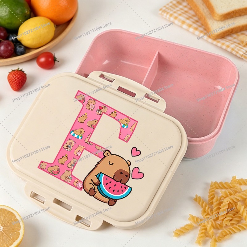 Capibara Large Capacity Bento  - Food Storage Jars Plastic ulasan dan harga