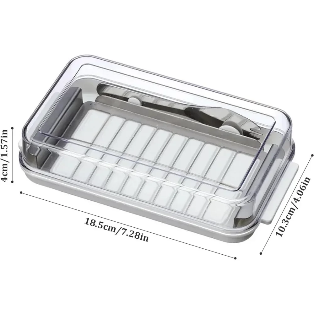 Butter Storage Box 2-in-1 Butt - Food Storage Airtight ulasan dan harga