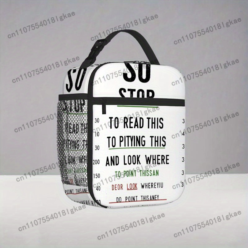 1pc, Eye Chart Humor Printed T - Food Storage Chart ulasan dan harga