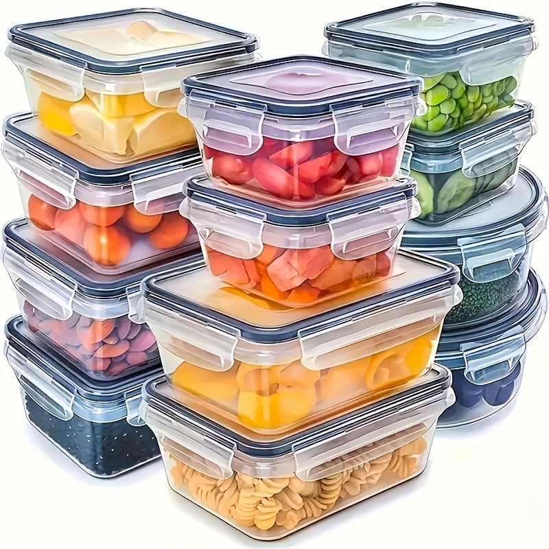 8Pcs Set Includes 4 Containers - Food Storage Freezer Containers ulasan dan harga