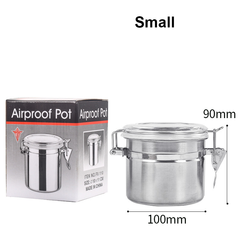 Stainless Steel Airtight Canis - Food Storage Airtight ulasan dan harga