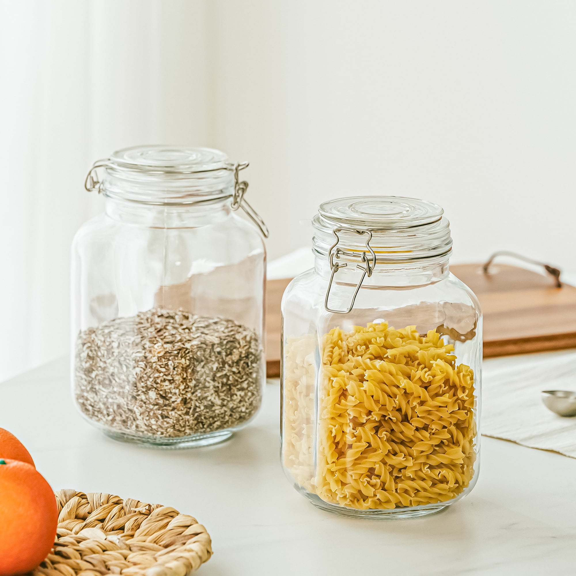 67 oz Glass Airtight Food Stor - Food Storage Airtight ulasan dan harga