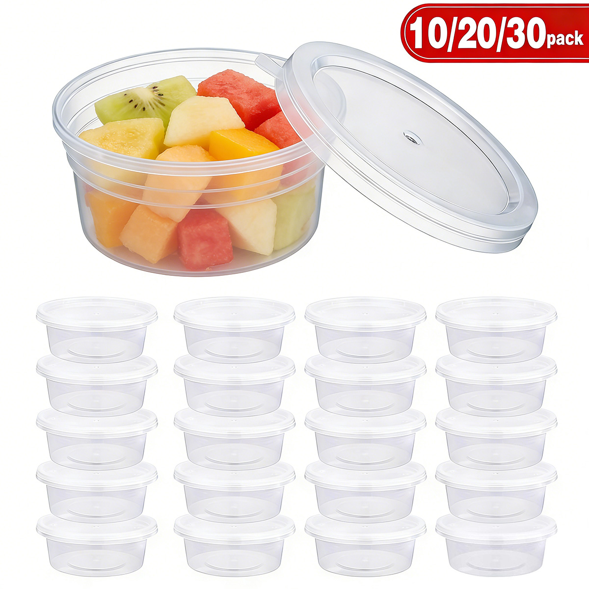 10/20/30 Pack Small Slime Cont - Food Storage Jars Plastic ulasan dan harga