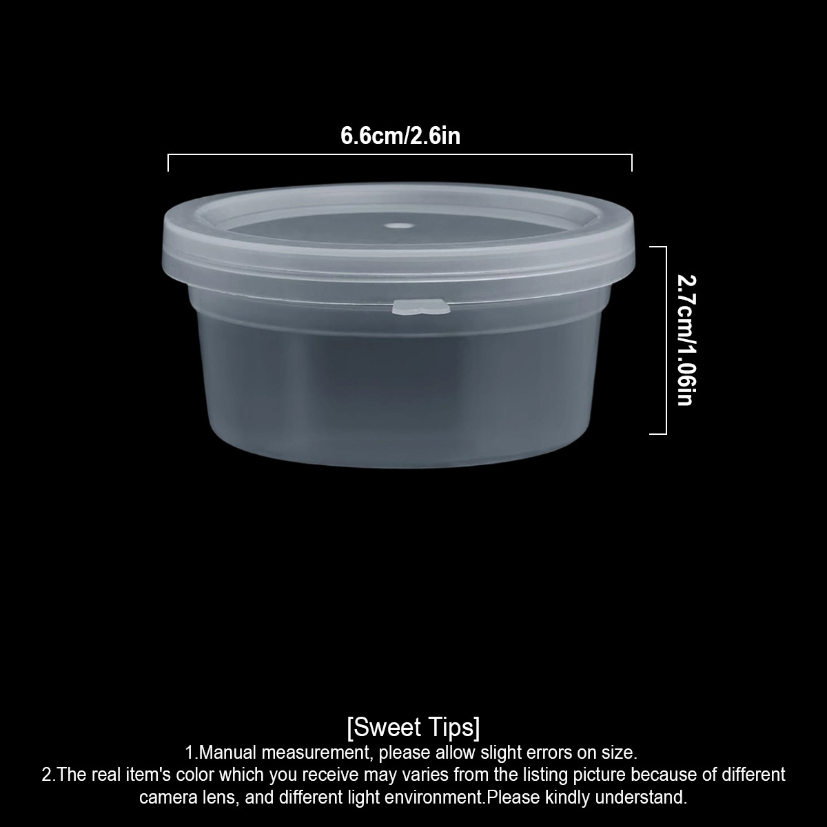 10/20/30 Pack Small Slime Cont - Food Storage Jars Plastic ulasan dan harga