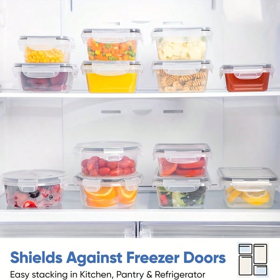 24‑Piece Meal Prep Food Contai - Food Storage Prep Containers ulasan dan harga