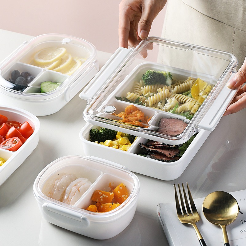 Microwave-safe Lunchbox with C - Food Storage Freezer Containers ulasan dan harga