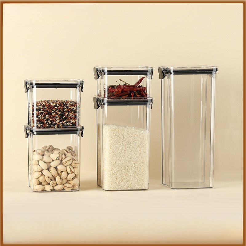 1PC Square Thickened Clear Pla - Food Storage Airtight ulasan dan harga