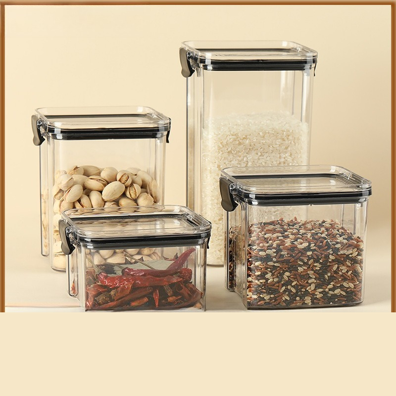 1PC Square Thickened Clear Pla - Food Storage Airtight ulasan dan harga