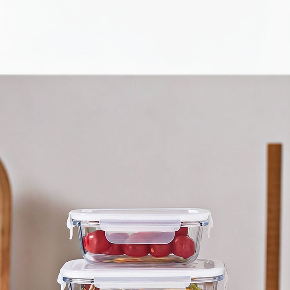 Microwave Safe Glass Bento Lun - Food Storage Prep Containers ulasan dan harga