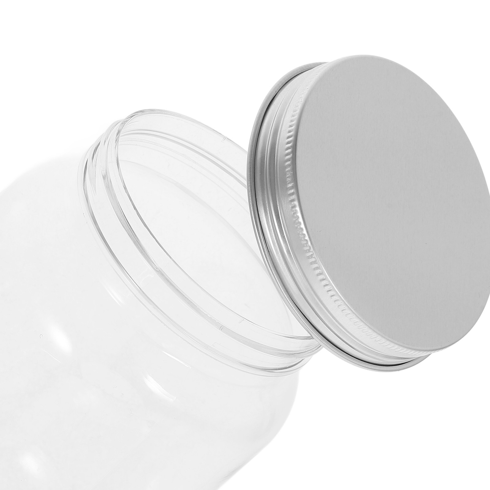 4Pcs Clear Plastic Storage Jar - Food Storage Airtight ulasan dan harga