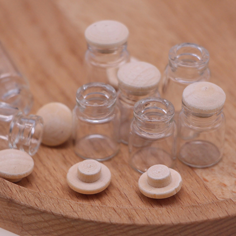 4Pcs 1:12 Dollhouse Miniature  - Food Storage With Glass Lids ulasan dan harga