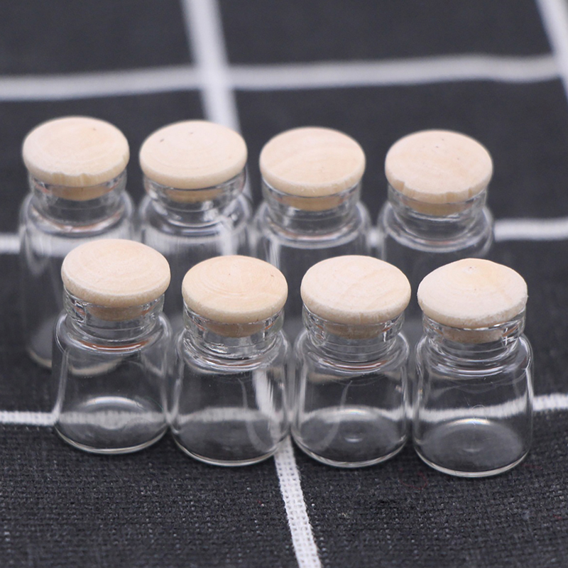 4Pcs 1:12 Dollhouse Miniature  - Food Storage With Glass Lids ulasan dan harga