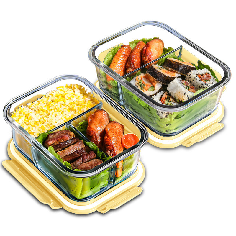 Glass Fresh-Keeping Box High B - Food Storage Freezer Containers ulasan dan harga
