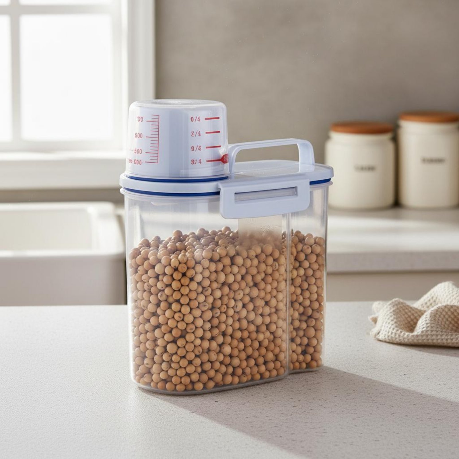Rice Storage Container Moistur - Food Storage Airtight ulasan dan harga