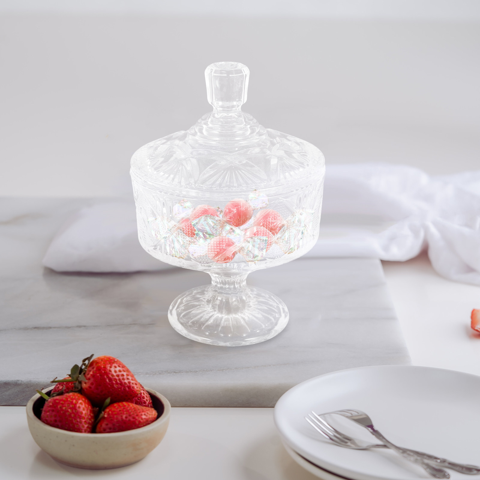 1Pcs High-Quality Moisture-Pro - Food Storage With Glass Lids ulasan dan harga