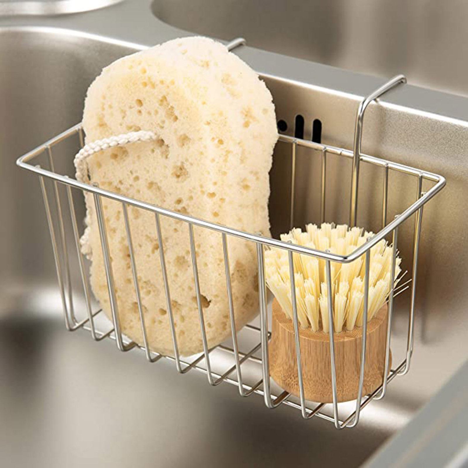 Kitchen Sponge Holder Basket F - Food Storage For Restaurant ulasan dan harga