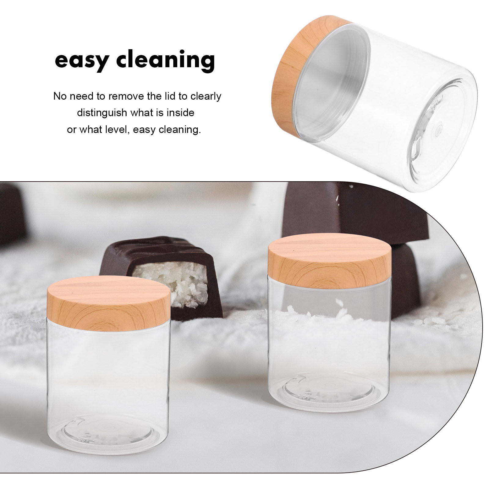 6Pcs Kitchen Storage Container - Food Storage Airtight ulasan dan harga