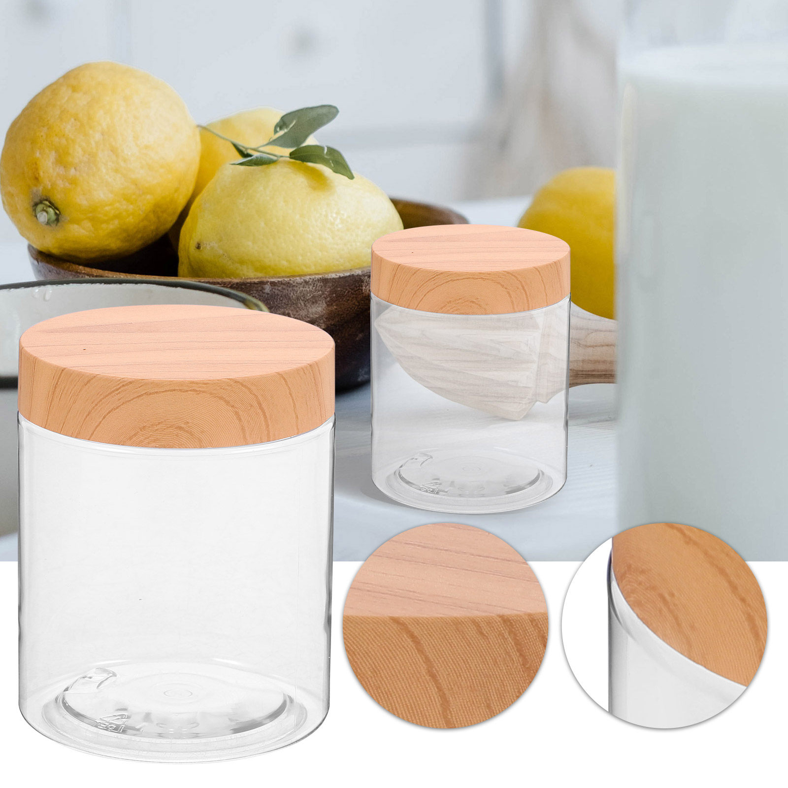 6Pcs Kitchen Storage Container - Food Storage Airtight ulasan dan harga