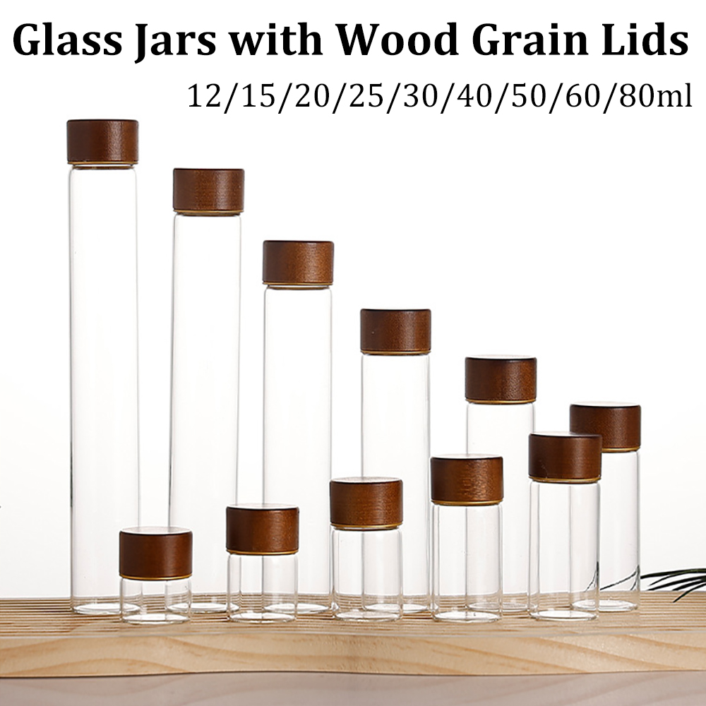 Glass Spice Jars Seasoning Con - Food Storage With Glass Lids ulasan dan harga