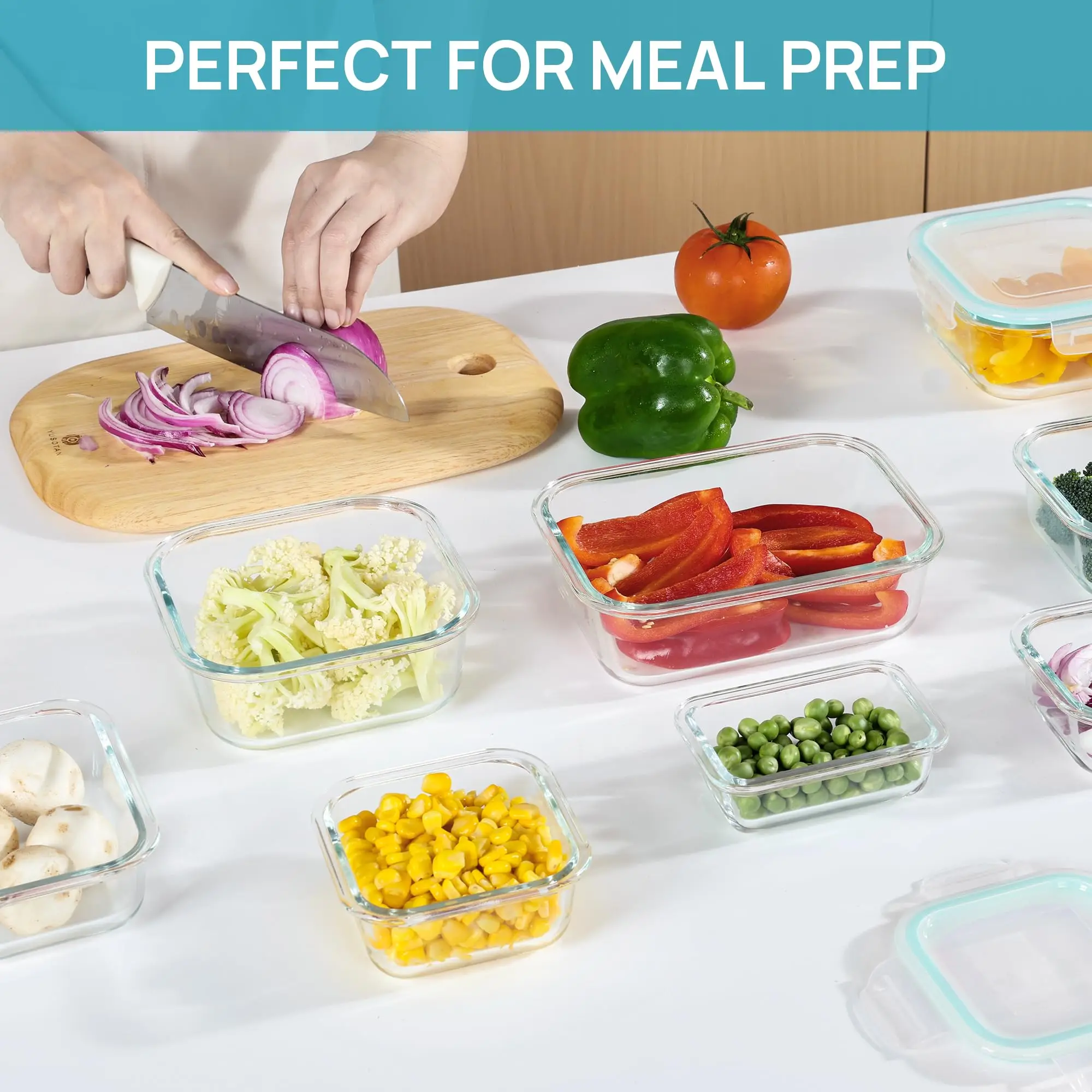 Glass Lunch Box Food Storage C - Food Storage Prep Containers ulasan dan harga
