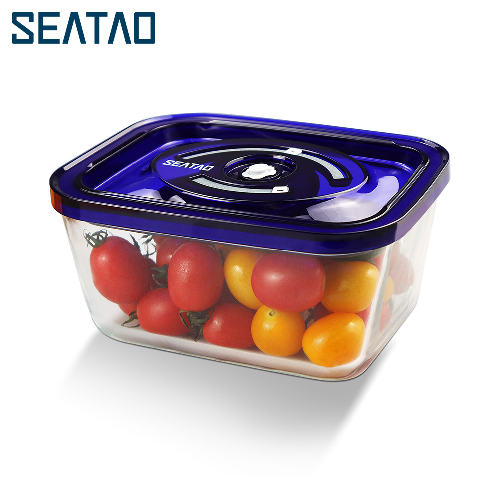 SEATAO Glass Food Storage Cont - Food Storage With Glass Lids ulasan dan harga