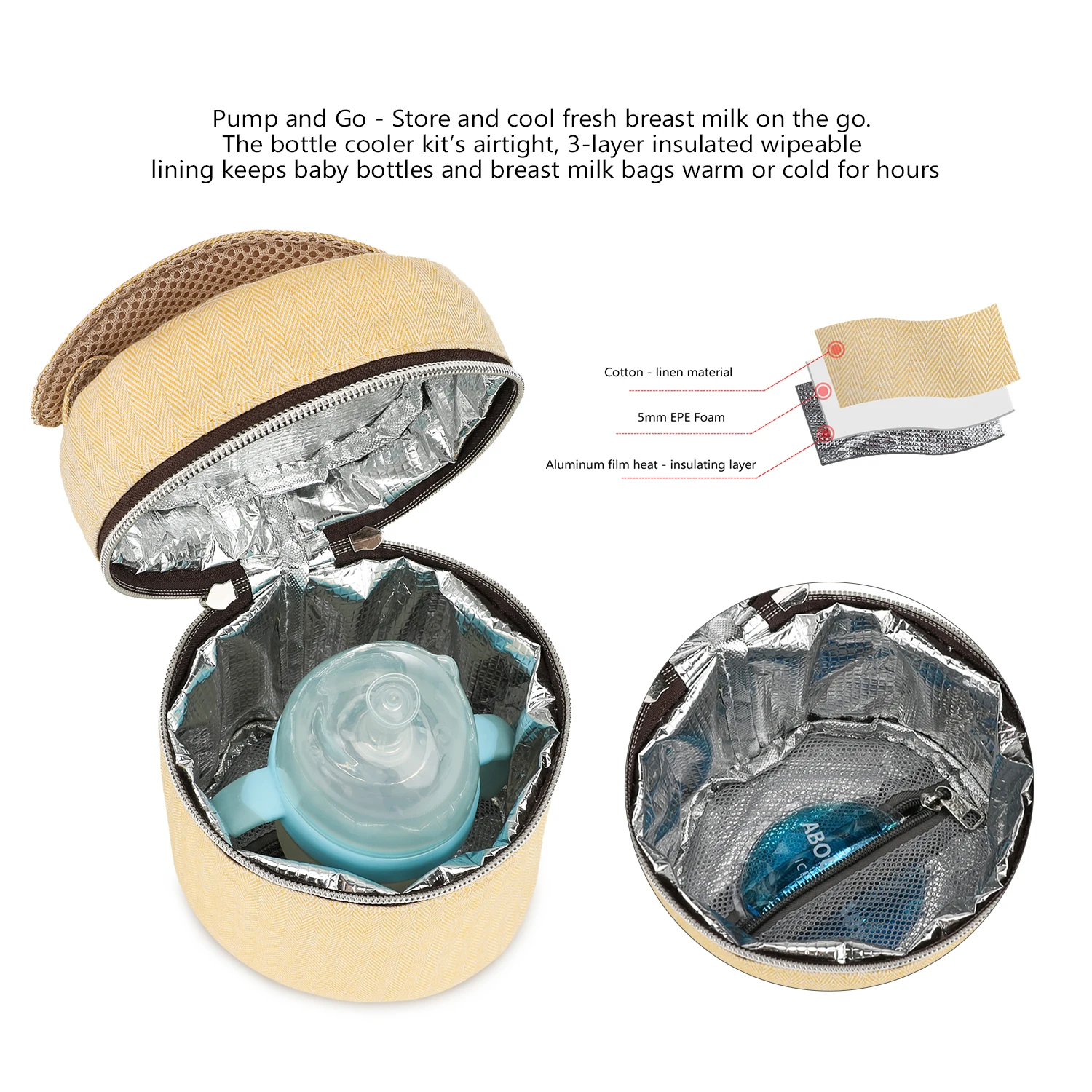 Bottle bag waterproof constant - Food Storage Temperature ulasan dan harga