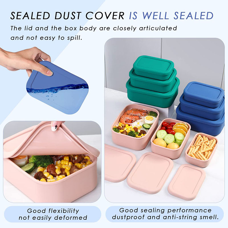 Leak-Resistant Bento Lunch Box - Food Storage Prep Containers ulasan dan harga